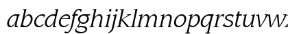 Advisor SSi Italic Lowercase Preview