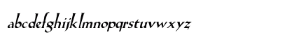 LilHvy iTALIC Italic Lowercase Preview