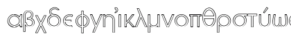 Byzantine Hollow Regular Lowercase Preview