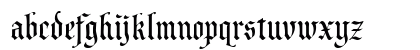 CAC Valiant Regular Lowercase Preview