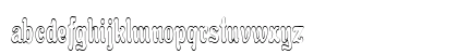 Cacao Plain Outline Regular Lowercase Preview