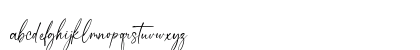 Calistha Regular Lowercase Preview