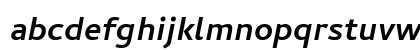 Cambay Bold Italic Lowercase Preview
