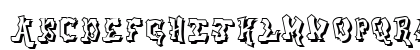 aerosol menace Regular Lowercase Preview