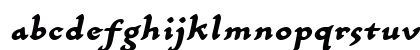 CarlinScript LT Std BoldIt Regular Preview