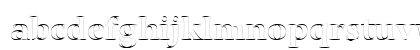 Carmina Outline HU Bold Lowercase Preview
