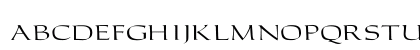 CarolusRomanFont Wd Regular Lowercase Preview