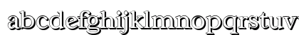 CasablancaShadow-Light Regular Lowercase Preview