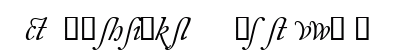 CaslonAlternateSSK Italic Lowercase Preview