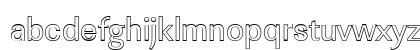 LinearOu Regular Lowercase Preview