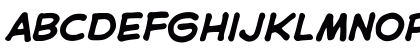 CCAstroCity Bold Italic Lowercase Preview