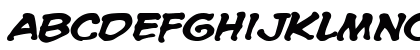 CC Spookytooth Bold Italic Lowercase Preview