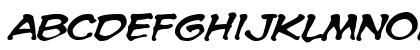 CC Spookytooth Italic Lowercase Preview