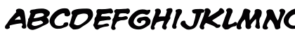 CCSpookytooth BoldItalic Lowercase Preview
