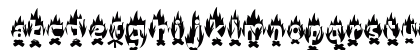 Cedar Heaven Fire Regular Lowercase Preview