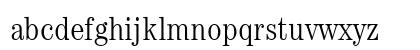 Century Light Condensed SSi Light Condensed Lowercase Preview