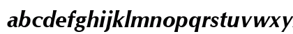 CG Omega Bold Italic Lowercase Preview