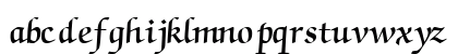 ChanceryScriptSSK SemiBold Lowercase Preview