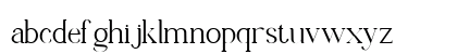 Chanley Regular Lowercase Preview