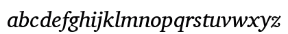 Charis SIL Italic Lowercase Preview