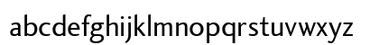 CharlotteSans Book Lowercase Preview