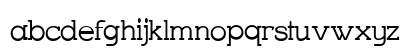 Charrington SemiBold Regular Lowercase Preview