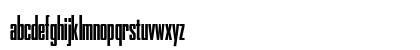 AgencyFB Regular Lowercase Preview