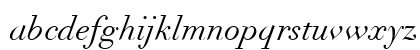 Linotype Didot Italic Preview