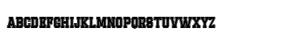 Chicago Athletic Slab Serif 2 Italic Lowercase Preview