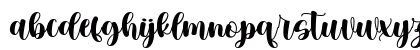 Childa Regular Lowercase Preview