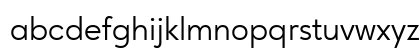 Ageo Trial Regular Lowercase Preview