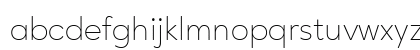 Ageo Trial Thin Regular Lowercase Preview