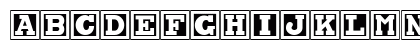 ChockABlockNF Regular Lowercase Preview