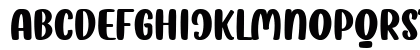 Choco Crunch Regular Lowercase Preview