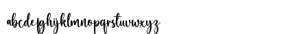 Christina Regular Lowercase Preview