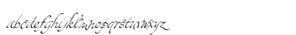 Christophs Quill ITC Regular Lowercase Preview