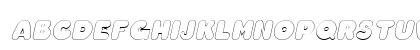 ChubbyOutline Italic Preview