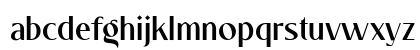 Churek Regular Lowercase Preview