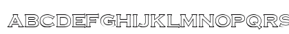 CimierHollow-HU Normal Lowercase Preview