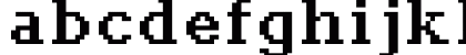 classic 10_66 Regular Lowercase Preview