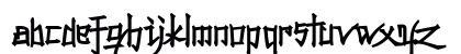 Konfuciuz Fat Regular Lowercase Preview