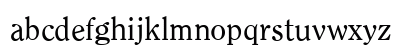 Clearface Regular Lowercase Preview