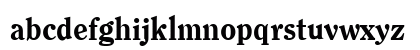 ClearfaceH Bold Lowercase Preview