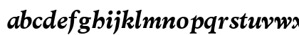 ClericSSK Bold Italic Lowercase Preview