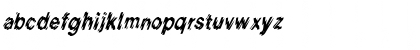 Blur-Condensed Italic Font