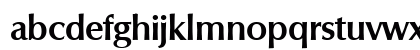 Columbia-DemiBold Regular Lowercase Preview