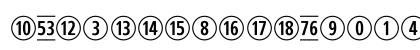CombiNumerals Pro Regular Lowercase Preview