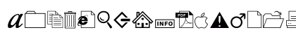 CombiSymbols Regular Lowercase Preview
