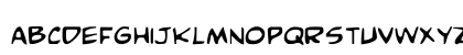 Comic Book Commando Regular Lowercase Preview