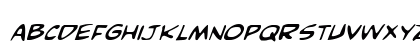 Comic Book Commando Italic Lowercase Preview